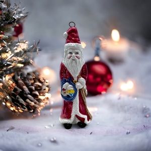 Vintage Otigati Santa 🎅 ornament Christmas rare